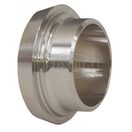 Dixon DIN Welding Liner, Fitting/Connector Type: Liner, DN100 Nominal Size, 1.73 in Thickness, 316 SS, 4.7 14A-R400DIN